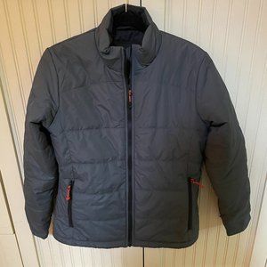 Insulated Jacket - Black/with Blue Trim (Medium)